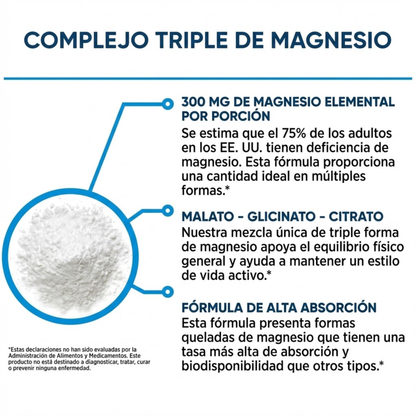 Pura Raíz Triple Complejo de Magnesio