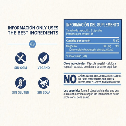 Pura Raíz Triple Complejo de Magnesio